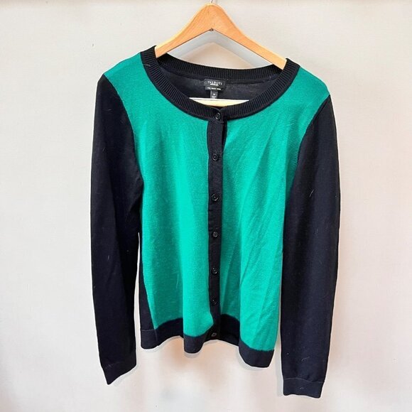 Talbots Sweaters - Talbots 100% Merino Wool Block Color Cardigan Sweater- Size‎ M